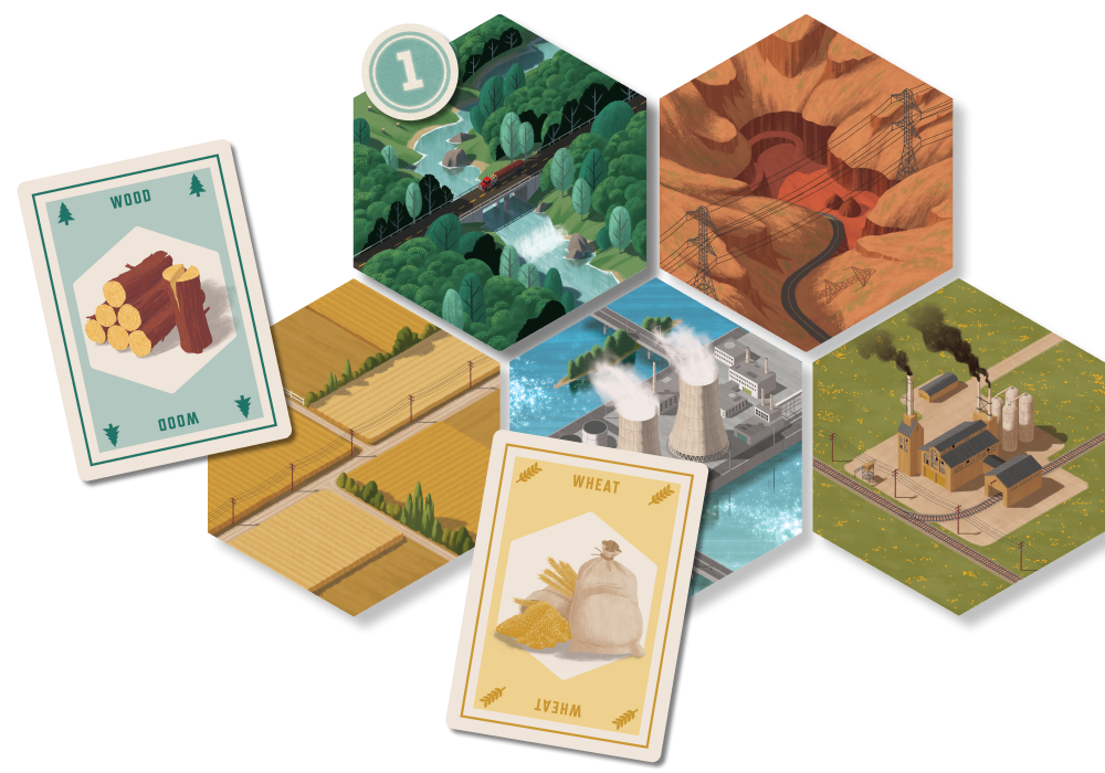 Farms Race First Glance Tiles